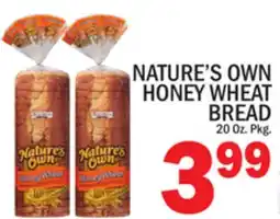 C Town NATURE'S OWN HONEY WHEAT BREAD offer