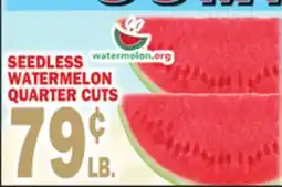 C Town SEEDLESS WATERMELON QUARTER CUTS offer