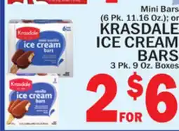 C Town KRASDALE ICE CREAM BARS offer