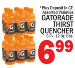 C Town GATORADE THIRST QUENCHER offer