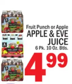 C Town APPLE & EVE JUICE offer