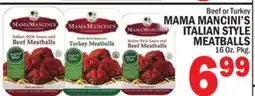 C Town MAMA MANCINI'S ITALIAN STYLE MEATBALLS offer