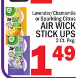C Town AIR WICK STICK UPS offer