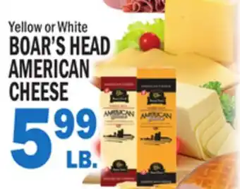 C Town BOAR'S HEAD AMERICAN CHEESE offer