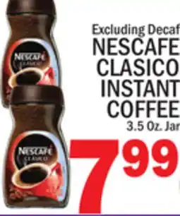 C Town NESCAFE CLASICO INSTANT COFFEE offer