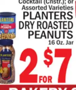 C Town PLANTERS DRY ROASTED PEANUTS offer