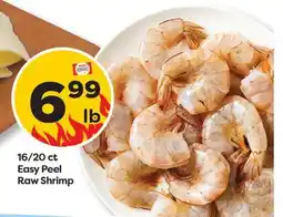 Weis Markets 16/20 ct Easy Peel Raw Shrimp offer