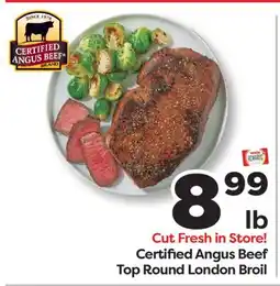 Weis Markets Certified Angus Beef Top Round London Broil offer