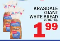 C Town KRASDALE GIANT WHITE BREAD offer