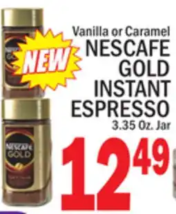 C Town NESCAFE GOLD INSTANT ESPRESSO offer