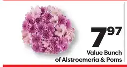 Weis Markets Value Bunch of Alstroemeria & Poms offer