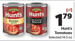 Weis Markets Hunt's Tomatoes offer