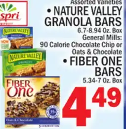 C Town • NATURE VALLEY GRANOLA BARS • FIBER ONE BARS offer