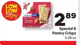 Weis Markets Special K Pastry Crisps offer