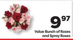 Weis Markets Value Bunch of Roses and Spray Roses offer