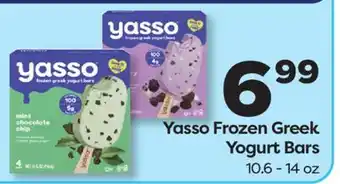 Weis Markets Yasso Frozen Greek Yogurt Bars offer