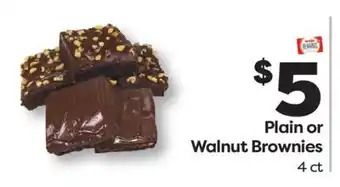 Weis Markets Plain or Walnut Brownies offer