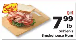 Weis Markets Sahlen's Smokehouse Ham offer