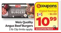 Weis Markets Weis Quality Angus Beef Burgers offer