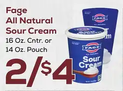 DeCicco & Sons Fage All Natural Sour Cream offer