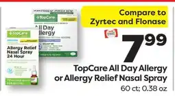 Weis Markets TopCare All Day Allergy or Allergy Relief Nasal Spray offer