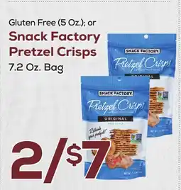 DeCicco & Sons Snack Factory Pretzel Crisps offer