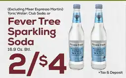 DeCicco & Sons Tonic Water, Club Soda or Fever Tree Sparkling Soda offer