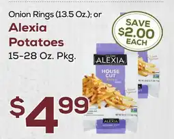DeCicco & Sons Alexia Potatoes (15-28 Oz.) offer
