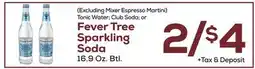 DeCicco & Sons Fever Tree Sparkling Soda offer