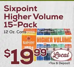 DeCicco & Sons Sixpoint Higher Volume 15-Pack offer