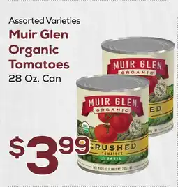 DeCicco & Sons Muir Glen Organic Tomatoes offer