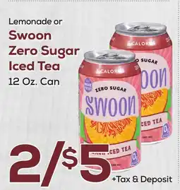 DeCicco & Sons Swoon Zero Sugar Iced Tea offer