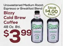 DeCicco & Sons Bizzy Cold Brew Coffee offer