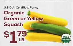 DeCicco & Sons Organic Green or Yellow Squash offer