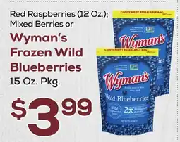 DeCicco & Sons Wyman's Frozen Wild Blueberries offer