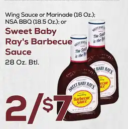 DeCicco & Sons Sweet Baby Ray's Barbecue Sauce 28 Oz. Btl offer
