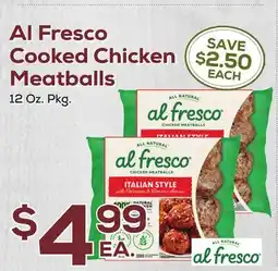 DeCicco & Sons Al Fresco Cooked Chicken Meatballs offer