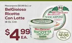 DeCicco & Sons BelGioioso Ricotta Con Latte offer