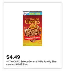 CVS General Mills Family Size cereals offer