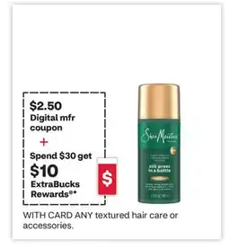 CVS ANY textured hair care or accessories offer