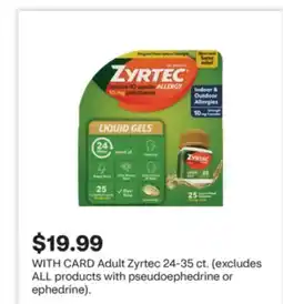 CVS Adult Zyrtec 24-35 ct offer