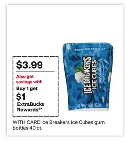 CVS Ice Breakers Ice Cubes gum offer