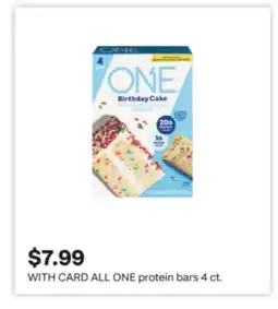CVS ALL ONE protein bars offer