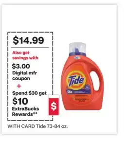 CVS Tide 73-84 oz offer