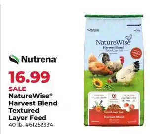 Runnings Nutrena NatureWise Harvest Blend Textured Layer Feed offer