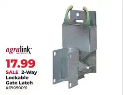 Runnings agralink GATEWARE 2-Way Lockable Gate Latch offer