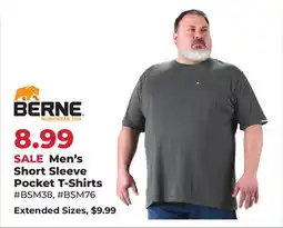 Runnings Berne Men's Short Sleeve Pocket T-Shirts offer