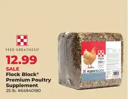 Runnings Purina Flock Block Premium Poultry Supplement offer