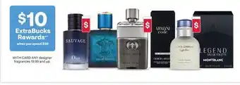 CVS ANY designer fragrances 19.99 and up offer