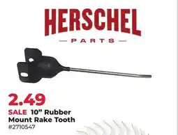 Runnings Herschel 10 Rubber Mount Rake Tooth offer